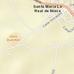 Santa María la Real de Nieva Street Map