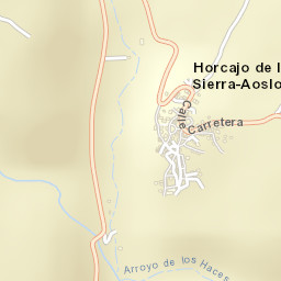 Horcajo de la Sierra Street Map