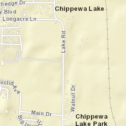 Chippewa Lake Ohio Street Map
