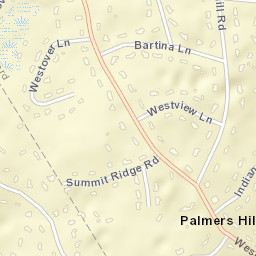 Palmers Hill Connecticut Street Map