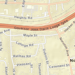 Noroton Connecticut Street Map