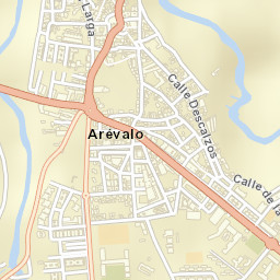 Arévalo Street Map