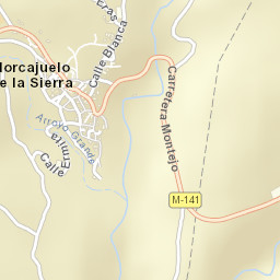Horcajuelo de la Sierra Street Map