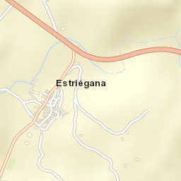 Estriégana Street Map