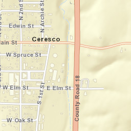 200-220 Pine Street Ceresco NE 68017 Street Map