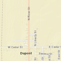 Dupont Ohio Street Map