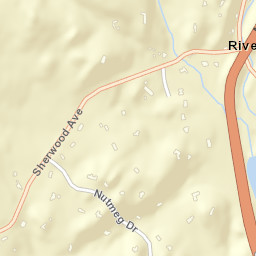 Riversville Connecticut Street Map