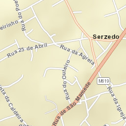 Serzedo Street Map