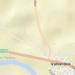 Valverdón Street Map