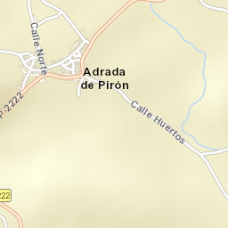Adrada de Pirón Street Map