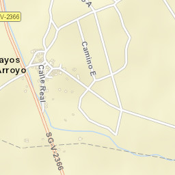 Pelayos del Arroyo Street Map