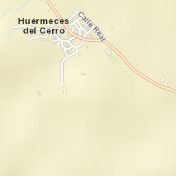 Huérmeces del Cerro Street Map