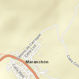 Maranchón Street Map