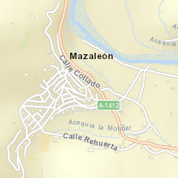 Mazaleón Street Map