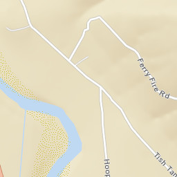 Hoopa California Street Map