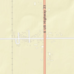 Alvada Ohio Street Map