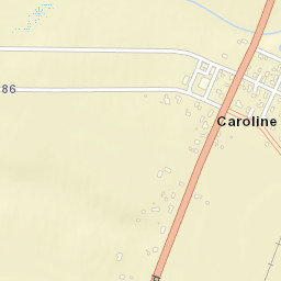 Caroline Ohio Street Map
