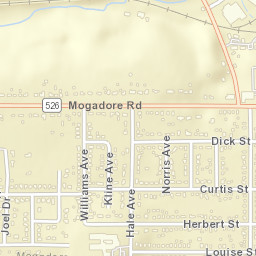 Mogadore Ohio Street Map