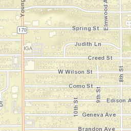 Struthers Ohio Street Map