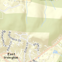 East Irvington New York Street Map
