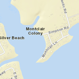 Montclair Colony New York Street Map