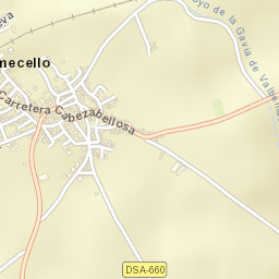 Gomecello Street Map