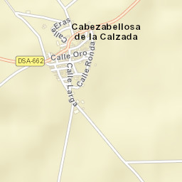 Cabezabellosa de la Calzada Street Map
