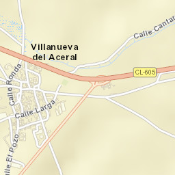 Villanueva del Aceral Street Map