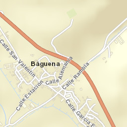 Báguena Street Map