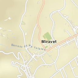 Miravet Street Map