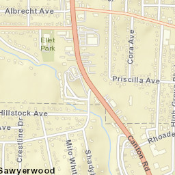 North Springfield Ohio Street Map