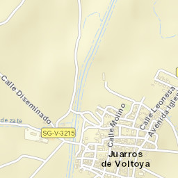 Juarros de Voltoya Street Map