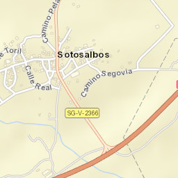 Sotosalbos Street Map