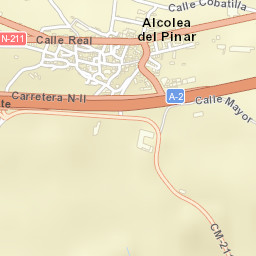 Alcolea del Pinar Street Map