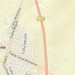 Muniesa Street Map