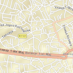 Bitola Street Map