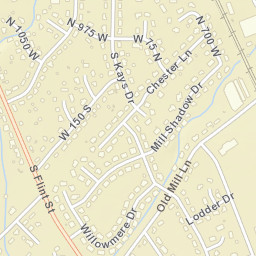 151 South Flint Street, Kaysville, UT Street Map