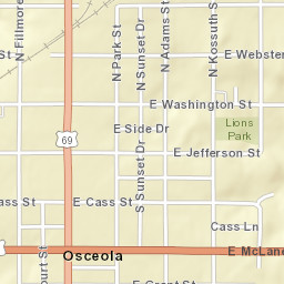 150-198 South Main Street, Osceola, IA Street Map