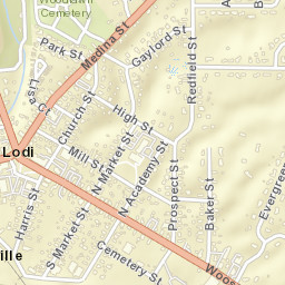 Lodi Ohio Street Map