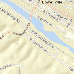 Lowellville Ohio Street Map
