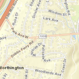 Worthington New York Street Map