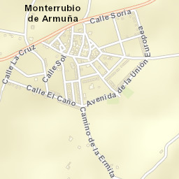 Monterrubio de Armuña Street Map