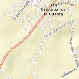 San Cristóbal de la Cuesta Street Map