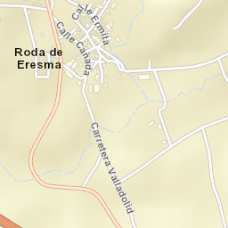 Roda de Eresma Street Map