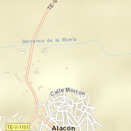Alacón Street Map