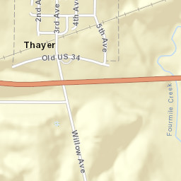 191 3rd Avenue, Thayer, IA 50254, USA Street Map