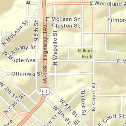 U.S. 63 Business, Ottumwa, IA 52501 Street Map