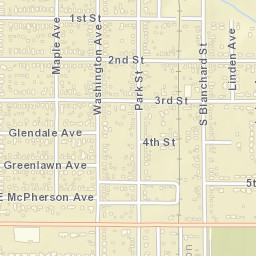 South Findlay Ohio Street Map