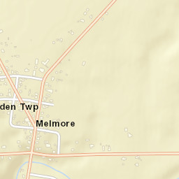 Melmore Ohio Street Map