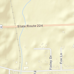 Suffield Station Ohio Street Map